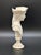 Alabaster Antique Art Nouveau Carved Italian Alabaster Bust: Woman in Hat (After Cipriani) For Sale - Image 8 of 10