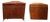 1980s Set of 2 Wooden Tea Caddies, Georgian Sarcophagus Form For Sale