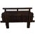 Farmhouse 1950s Indian Rustic Reclaimed Teak Wood Ox Cart Bench For Sale - Image 3 of 7