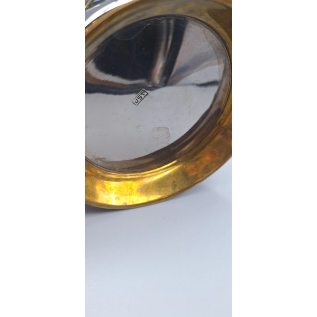 Brass LastChance!Vintage J S T Brass & Stainless Beverage Mugs - Set of 5 For Sale - Image 8 of 9