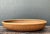 Late 20th Century Vintage Rattan Woven Nantucket Basket With Wood Base For Sale - Image 5 of 12