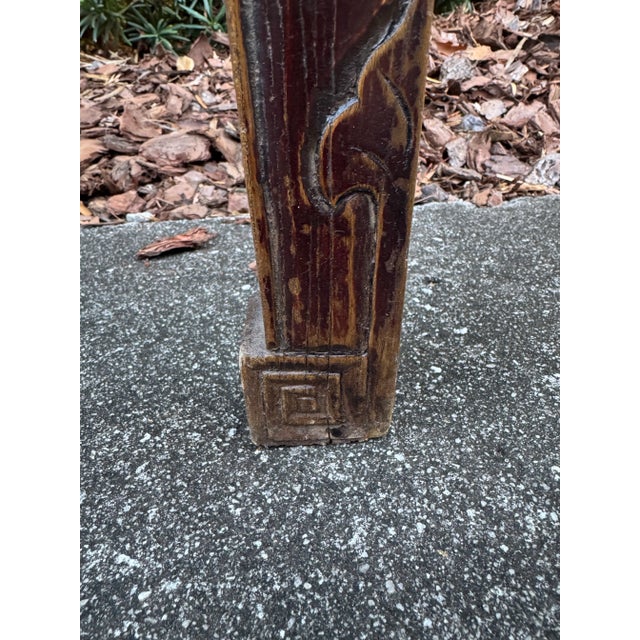 Long Old Asian Console Table For Sale - Image 10 of 11