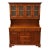 Tell City Solid Hard Rock Maple Colonial Style 52" Buffet W. China Cabinet 8390 - #48 Andover Finish For Sale
