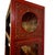 Antique Chinese Red Lacquer Scholar Cabinet With Carved Fretwork, 75.5", Late Qin G / Early Republic For Sale - Image 11 of 18