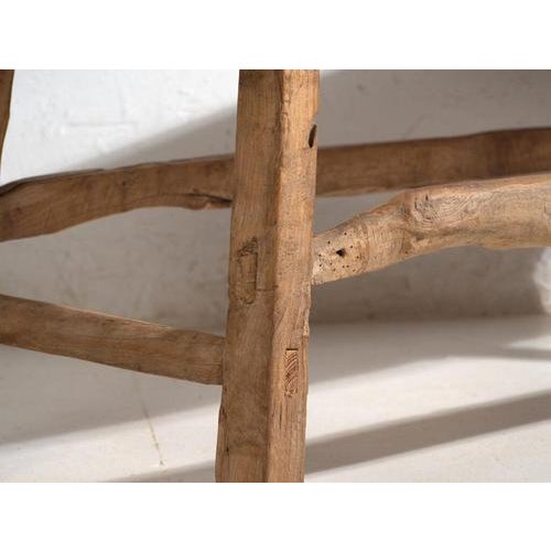 Antique Chinese Qing Dynasty Kang Table in Pine For Sale - Image 6 of 11