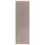Modern Solid Brown Wool Runner by Doris Lelie Blau For Sale
