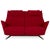 Evita Fabric Two-Seater Red Sofa from Koinor For Sale - Image 13 of 13