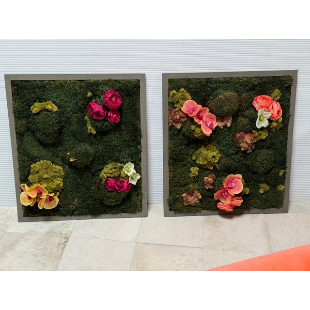 John-Richard Collection Garden Delight Panels, Set of Two For Sale - Image 4 of 12