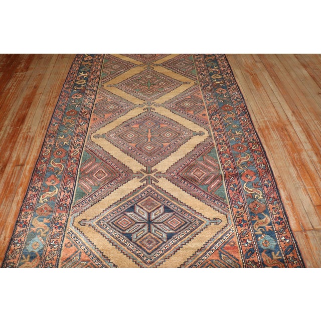 Contemporary Early 20th Century Zabihi Collection Tribal Persian Kurd Camel Runner For Sale - Image 3 of 6