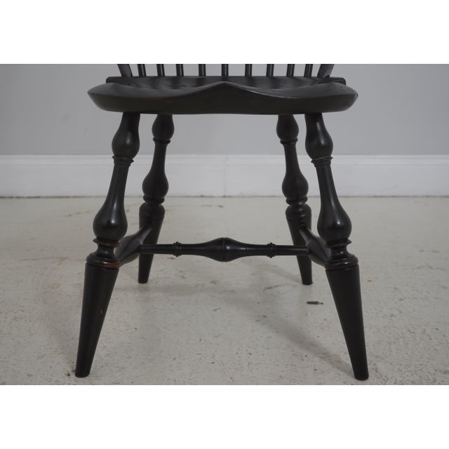 Pair of Dr Dimes Black Bow Back Windsor Side Chairs For Sale - Image 11 of 18