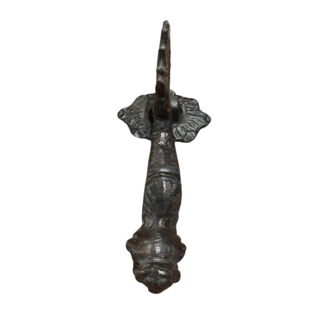 2000 - 2009 Vintage Cast Iron Nautical Sea Creature Door Knocker For Sale - Image 5 of 12