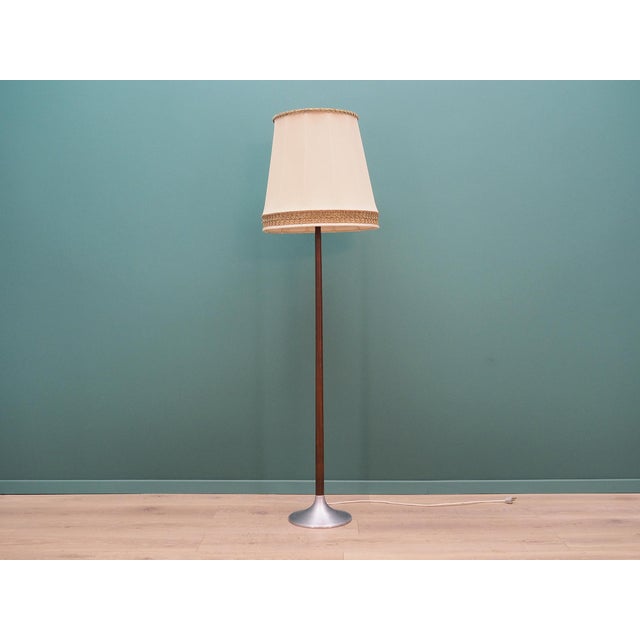 Brown Danish Wooden Floor Lamp, 1960s For Sale - Image 8 of 8