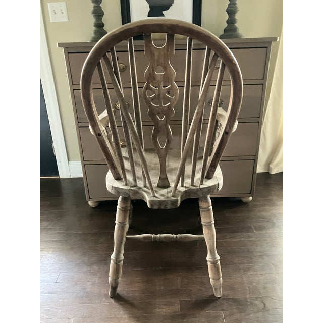Vintage Wheel Back Chair ZPM Radomsko From Poland For Sale - Image 4 of 10