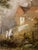 Warren Clarke Original 1989 Oil Painting Woodland Sheep Landscape in Ornate Frame For Sale - Image 9 of 14