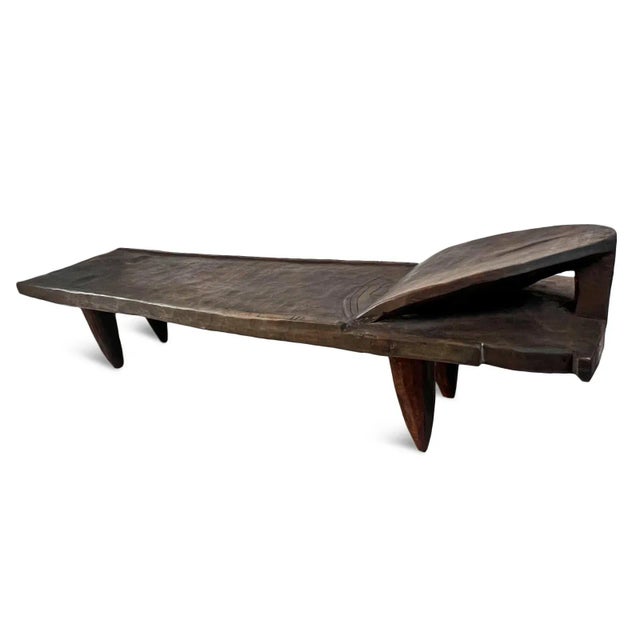 Mid 20th Century Vintage Senufo Bed Bench / Coffee Table For Sale - Image 5 of 7