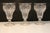 Art Nouveau Early 20th Century McKee Rock Crystal Clear Pressed Glass Footed Water Goblets- Set of 3 For Sale - Image 3 of 9