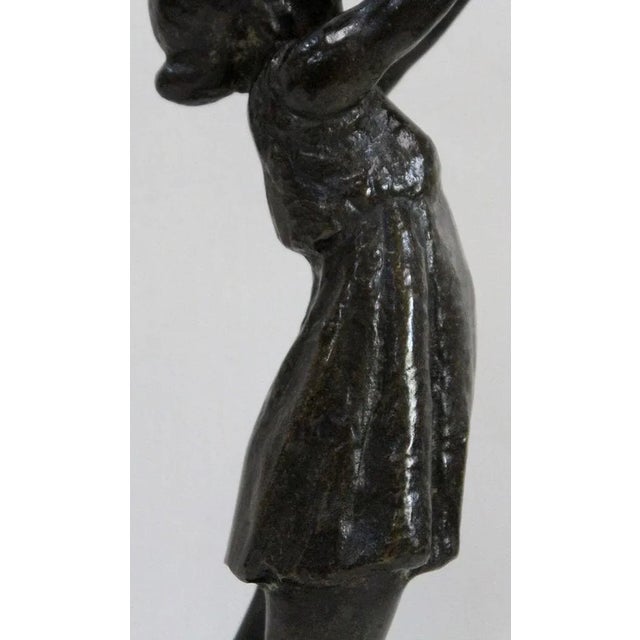 Bronze Dancer by G. Halbout du Tanney For Sale - Image 17 of 18