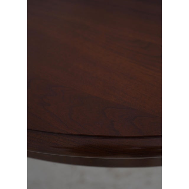 Stickley Stickley Queen Anne Cherry Dining Room Table W. 2 Leaves For Sale - Image 4 of 18