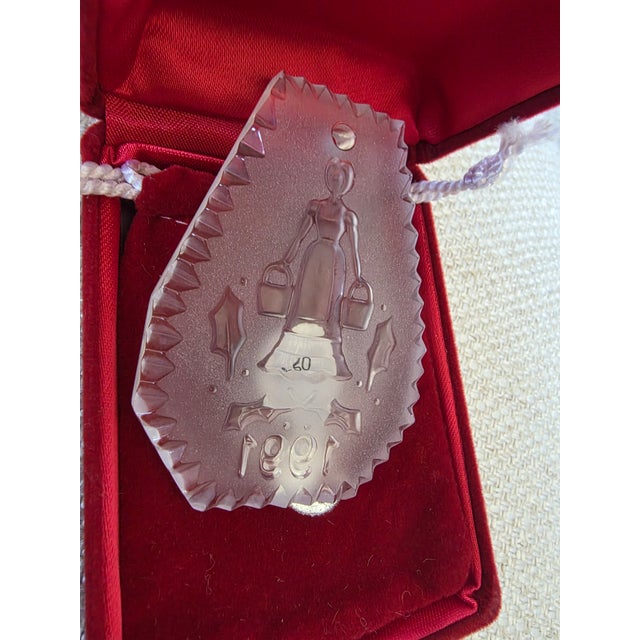 Traditional Pair of Waterford Crystal Christmas Ornaments For Sale - Image 3 of 5