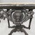 19th Century 19th Century Italian Coffee Table in Black Wood and Marble For Sale - Image 5 of 18