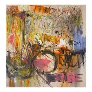 Contemporary Abstract Oil on Canvas "Pleaser" by Karl Bielik