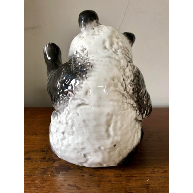 Mid 20th Century Vintage Italian Ceramic Panda For Sale - Image 5 of 7