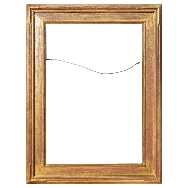 1920s Antique Macklin Carved Impressionist Giltwood Painting