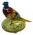 Vintage Limoges Hand-Painted Pheasant Trinket Box For Sale