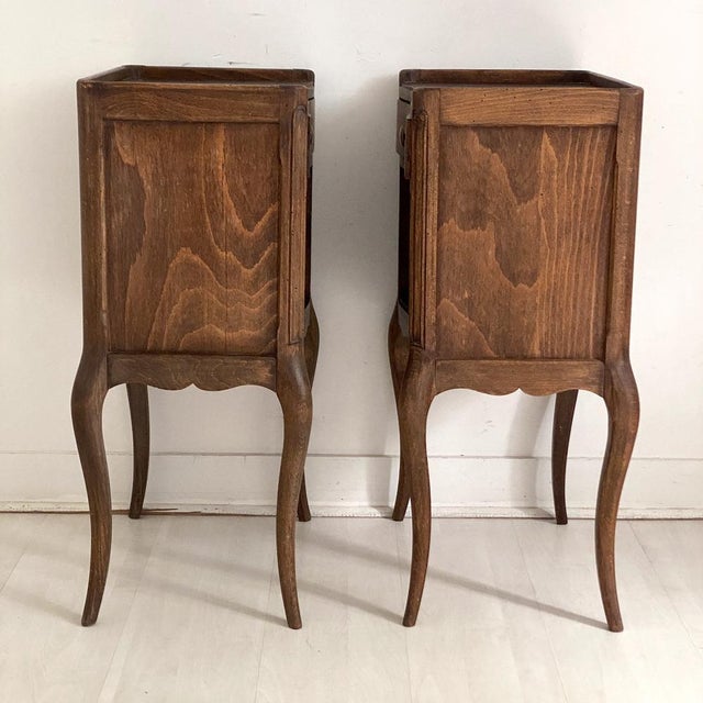 Art Nouveau Bedside Tables, 1890s, Set of 2 For Sale - Image 9 of 13