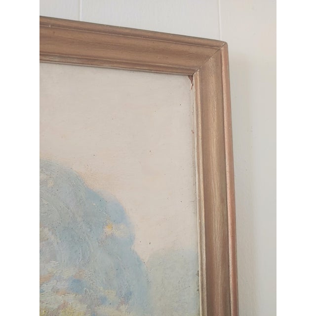 Early 20th Century Early 20th Century Signed Tonalist Landscape Oil Painting, Framed For Sale - Image 5 of 7
