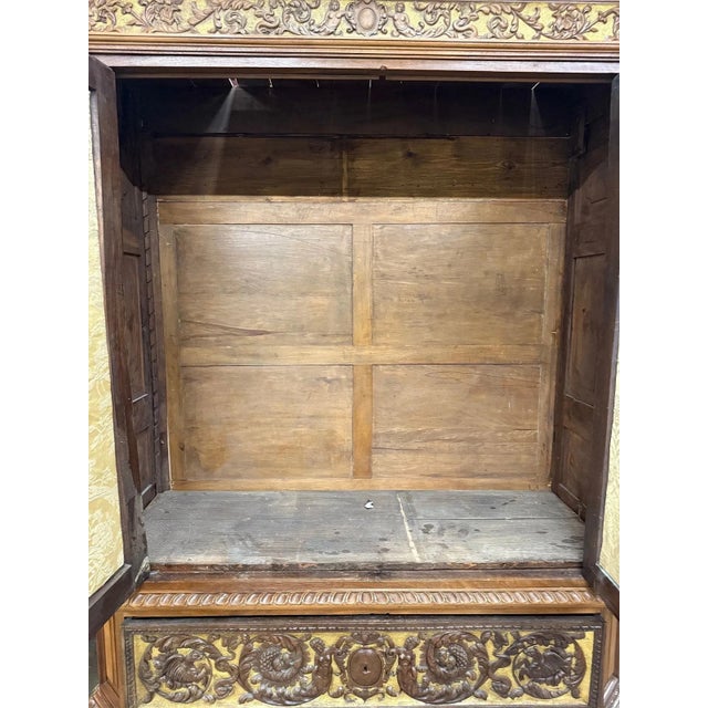 1800's Monumental, French Rena. Revival, Carved, Mirrored 96” Armoire!! For Sale - Image 10 of 11