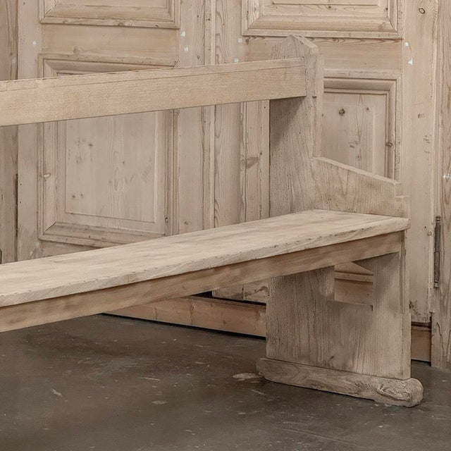 19th Century Gothic Revival Stripped Oak Church Bench For Sale In Dallas - Image 6 of 18