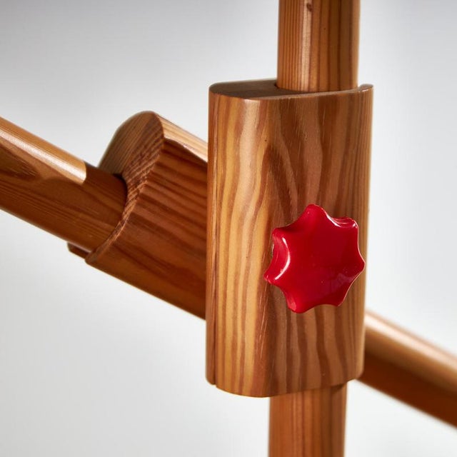 Vintage Table Lamp in Pine by Lys For Sale - Image 5 of 10