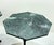 Modern 1970s Octagonal Green Marble Bistro Table For Sale - Image 3 of 9