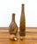 Mid 20th Century Vintage Spanish Embossed Leather Wrapped Bottles Depicting the Mallorca Cathedral For Sale - Image 5 of 7