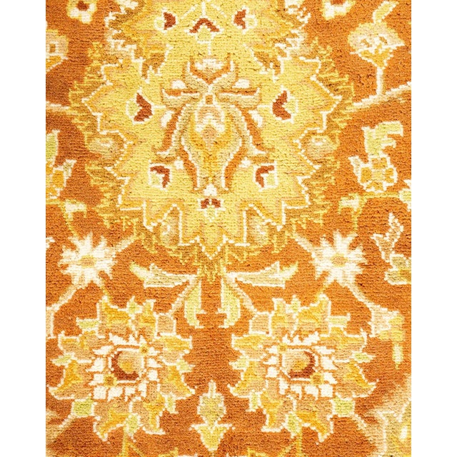 Traditional Mogul, One-of-a-Kind Hand-Knotted Area Rug in Brown, 8' 2" x 10' 6" For Sale - Image 3 of 8