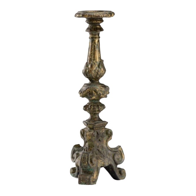 Wildwood Ornate Fiberglass Candlestick For Sale