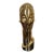 Late 20th Century Balos Design Art Deco Style Brass Bust - unknown artist For Sale