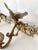 1920s Pair of Antique French Cast Iron Sconces With Birds For Sale - Image 5 of 9