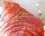 1980s Large 91" Flashed Red Molded Glass Wave Floor Sculpture on Steel Base For Sale - Image 4 of 13
