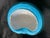 Mid-Century Modern Curated Collection of Murano Art Glass Bowls by Alfredo Barbini in Shades of Blue Set of 4 For Sale - Image 3 of 12