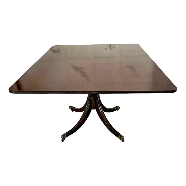 Large Regency Figured Mahogany Dining Table, 1825 For Sale