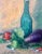 American William Schultz, American Impressionist Fruits, Vegetables and Bottle Oil Painting For Sale - Image 3 of 7