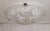 Vintage Ceiling Lamp with White Frosted Glass Shade and Floral Decor by Honsel, 2000s, in Very Good conditions. Designed...