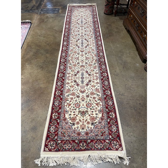 Traditional 1990s Handwoven Persian Style Runner Rug 2'5" X 12'0" For Sale - Image 3 of 6