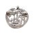 This is part of Chairish’s Costume Jewelry assortment. A finely crafted Modernist period sterling heavy pin / pendant with...
