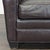 Animal Skin Classic Brown Leather Lounge Chair With Rolled Arms For Sale - Image 7 of 9