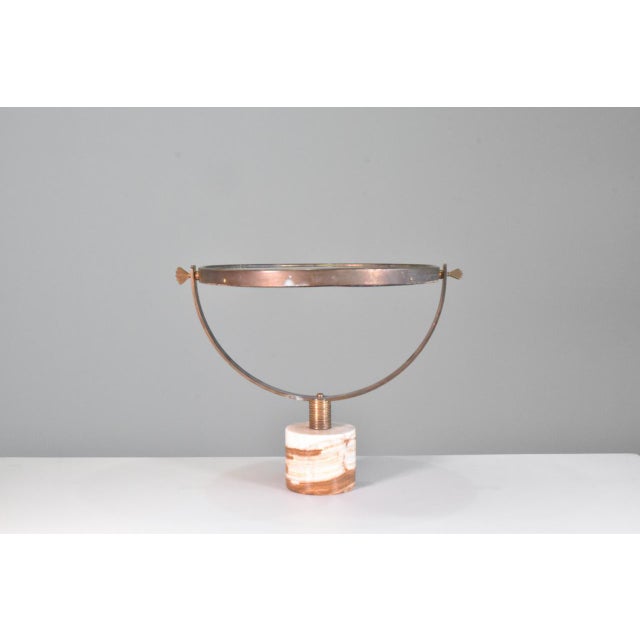 Large Adjustable Table Mirror by Paolo Buffa, Circa 1960 This piece is attributed to the mentioned designer/maker. It has...