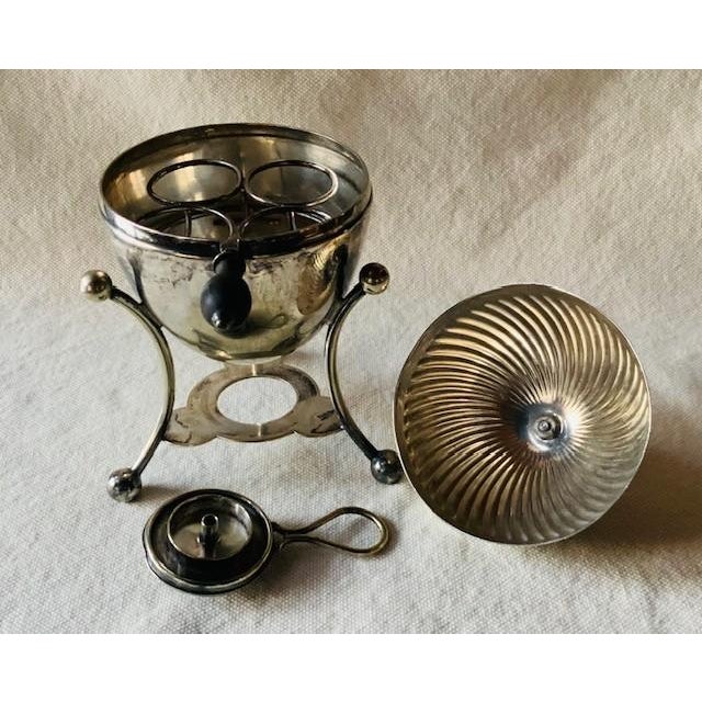 Victorian English Silver Plated Egg Coddler by a.w. & Co For Sale - Image 10 of 14
