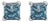 14K White Gold 1.0 Cttw Princess Cut Lab Grown Blue Diamond Solitaire Stud Earrings For Sale